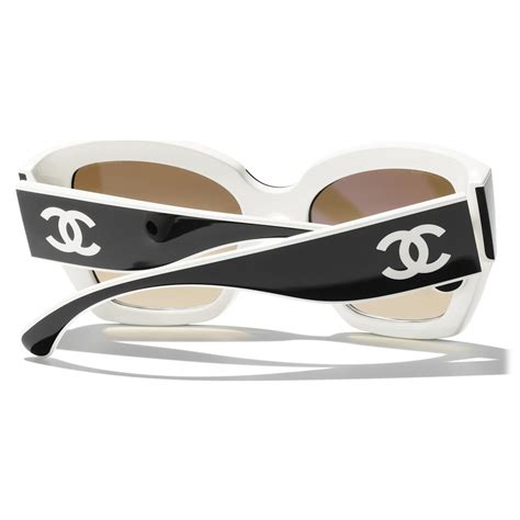 chanel butterfly sunglasses - black and beige|chanel sunglasses for women black.